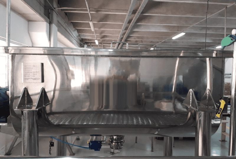 MIsturador Ribbon Blender Horizontal Ultra Tanques Brasil