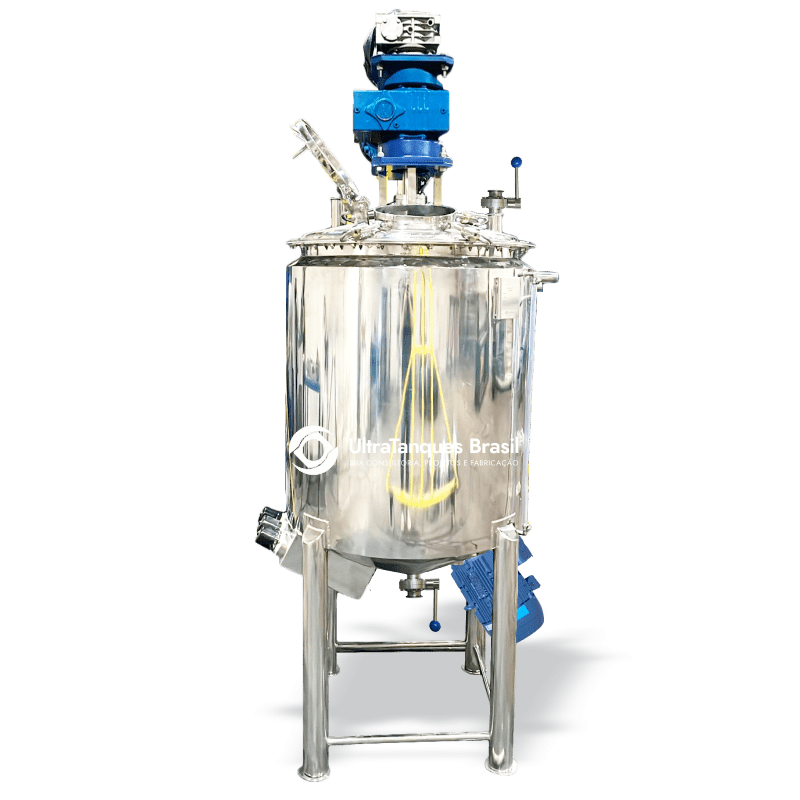 Dimencional do Reator de 200 litros para Cosméticos